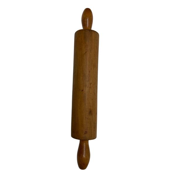 Vintage Wooden Hand Turned Rolling Pin - Picture 7 of 9